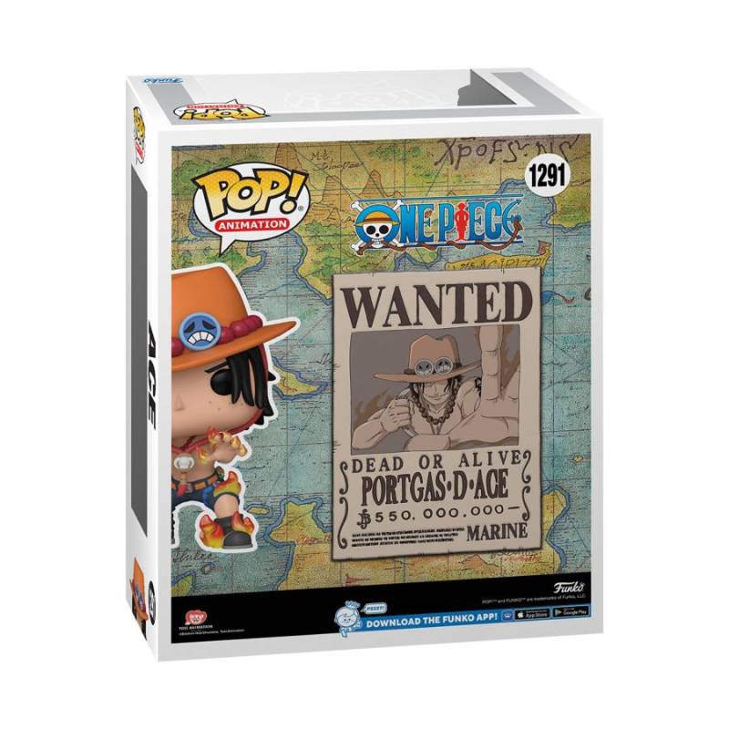 One Piece - Portgas D Ace Wanted US Exclusive Pop! Cover