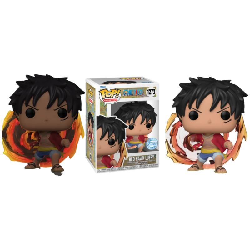 One Piece - Red Hawk Luffy Chase Bundle Pop! Vinyl Figure