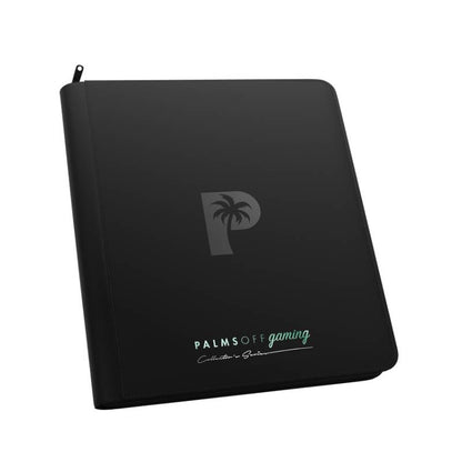 PALMS OFF Gaming - Collector's Series 12 Pocket Zip Binder - Black
