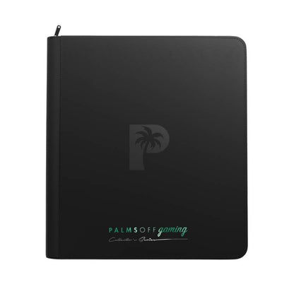PALMS OFF Gaming - Collector's Series 12 Pocket Zip Binder - Black