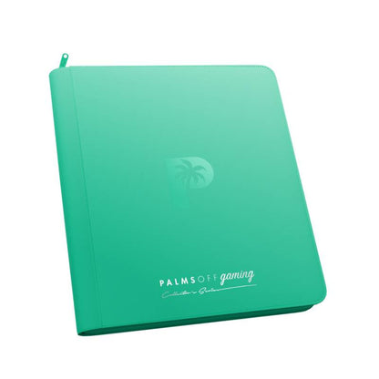 PALMS OFF Gaming - Collector's Series 12 Pocket Zip Binder - Turquoise