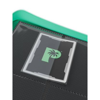 PALMS OFF Gaming - Collector's Series 12 Pocket Zip Binder - Turquoise