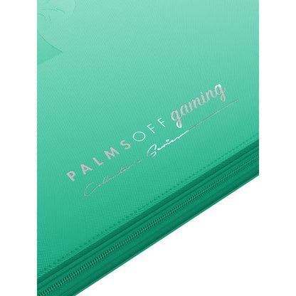 PALMS OFF Gaming - Collector's Series 12 Pocket Zip Binder - Turquoise