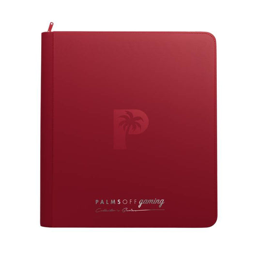 PAMLS OFF Gaming - Collector's Series 12 Pocket Zip Binder - Red