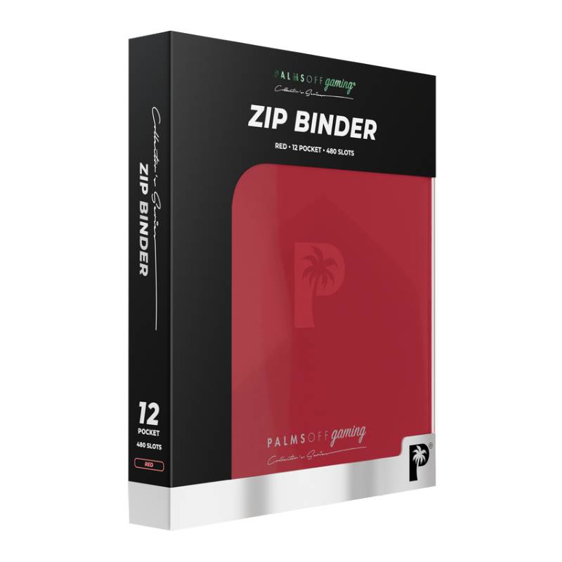 PAMLS OFF Gaming - Collector's Series 12 Pocket Zip Binder - Red