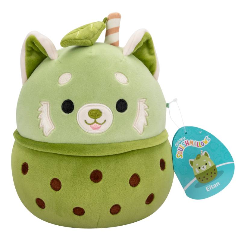 Squishmallows -  Hybrid Sweet 7.5":  Matcha Red Panda with Boba