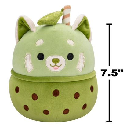 Squishmallows -  Hybrid Sweet 7.5":  Matcha Red Panda with Boba