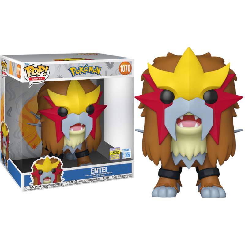 Pokemon - Entei 10" SDCC 2025 Exclusive Pop! Vinyl Figure [RS]