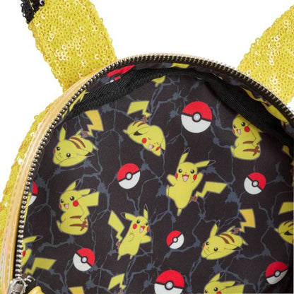 PRE-ORDER - Pokemon - Pikachu Cosplay Sequin Mini Backpack