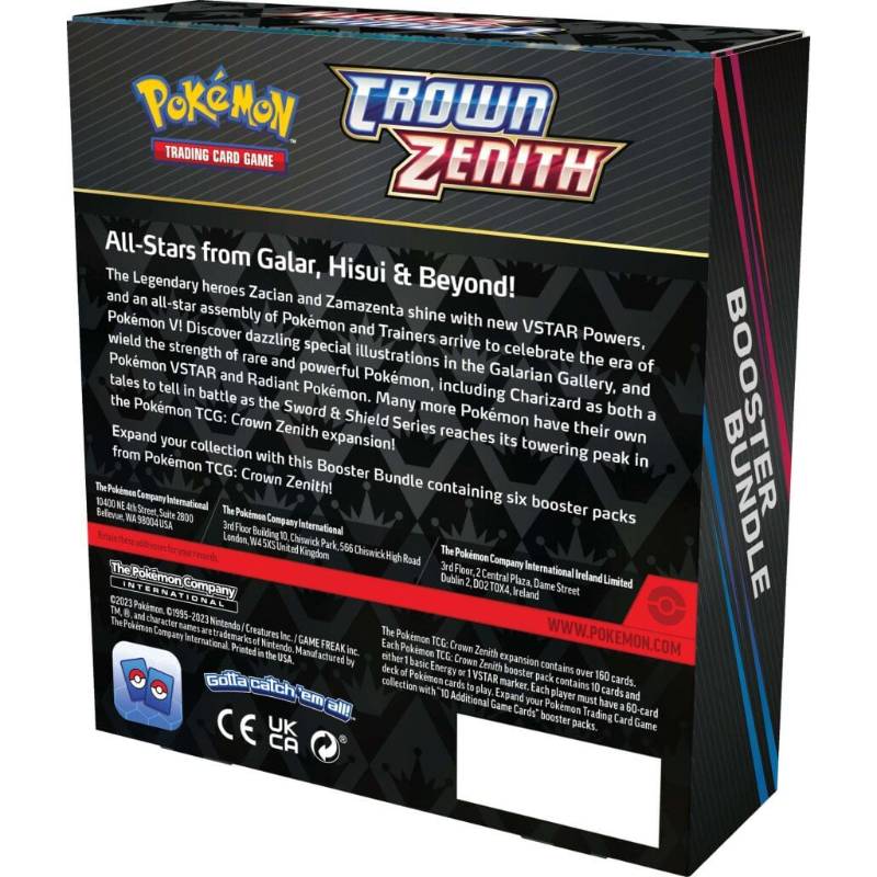 (PRE-ORDER) Pokemon TCG - Crown Zenith Booster Bundle