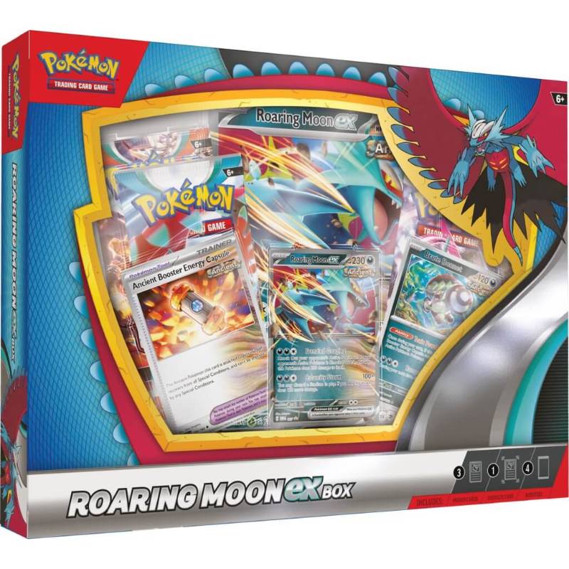 Pokemon TCG - Roaring Moon - Iron Valiant EX Box