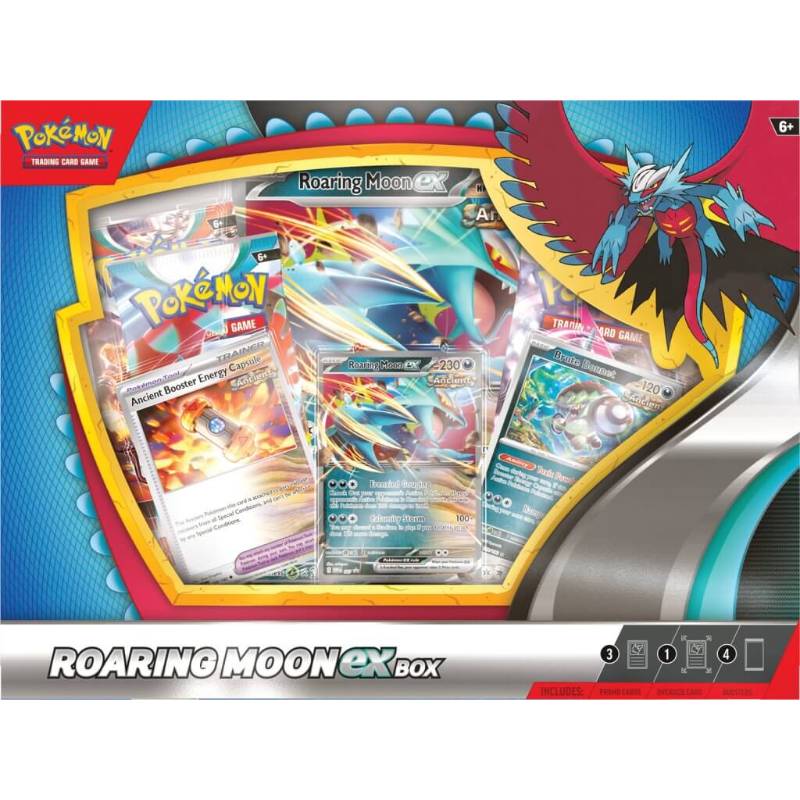 Pokemon TCG - Roaring Moon - Iron Valiant EX Box