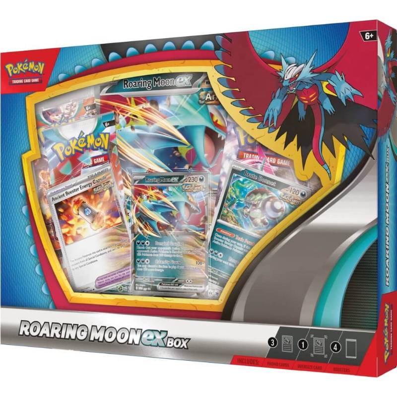 Pokemon TCG - Roaring Moon - Iron Valiant EX Box