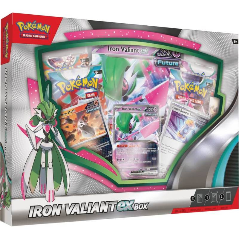 Pokemon TCG - Roaring Moon - Iron Valiant EX Box
