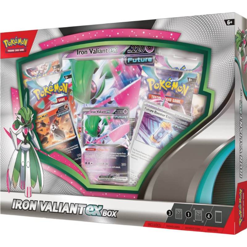 Pokemon TCG - Roaring Moon - Iron Valiant EX Box