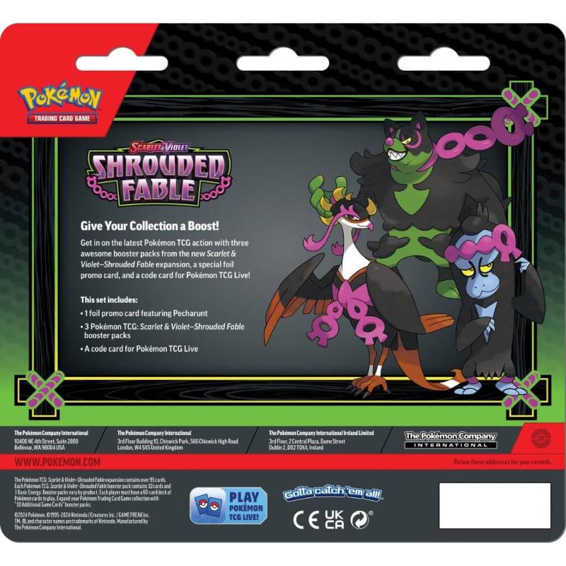Pokemon TCG - SV6.5 Shrouded Fable 3 Pack Blister