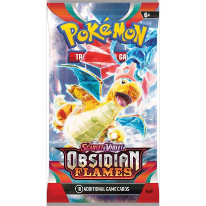 Pokemon TCG - Scarlet & Violet 3 Obsidian Flames Booster Pack (10 Cards)