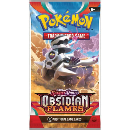 Pokemon TCG - Scarlet & Violet 3 Obsidian Flames Booster Pack (10 Cards)