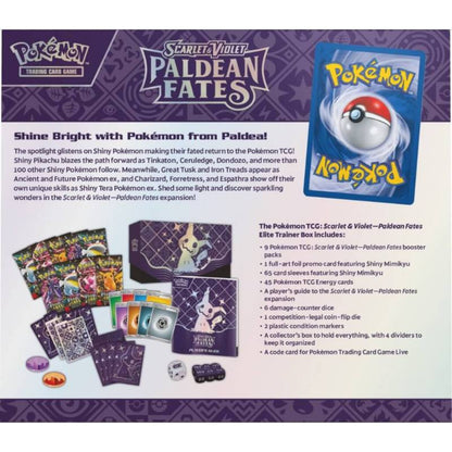 Pokemon TCG - Scarlet & Violet 4.5 Paldean Fates Elite Trainer Box