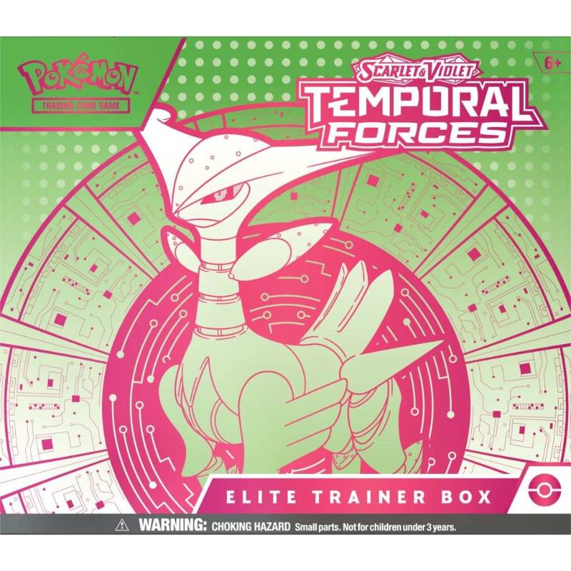 Pokemon TCG - Scarlet & Violet 5 Temporal Forces: Iron Leaves Elite Trainer Box