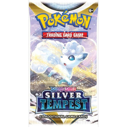 Pokemon TCG - Sword and Shield: Silver Tempest Booster Pack (10 Cards)