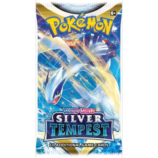Pokemon TCG - Sword and Shield: Silver Tempest Booster Pack (10 Cards)