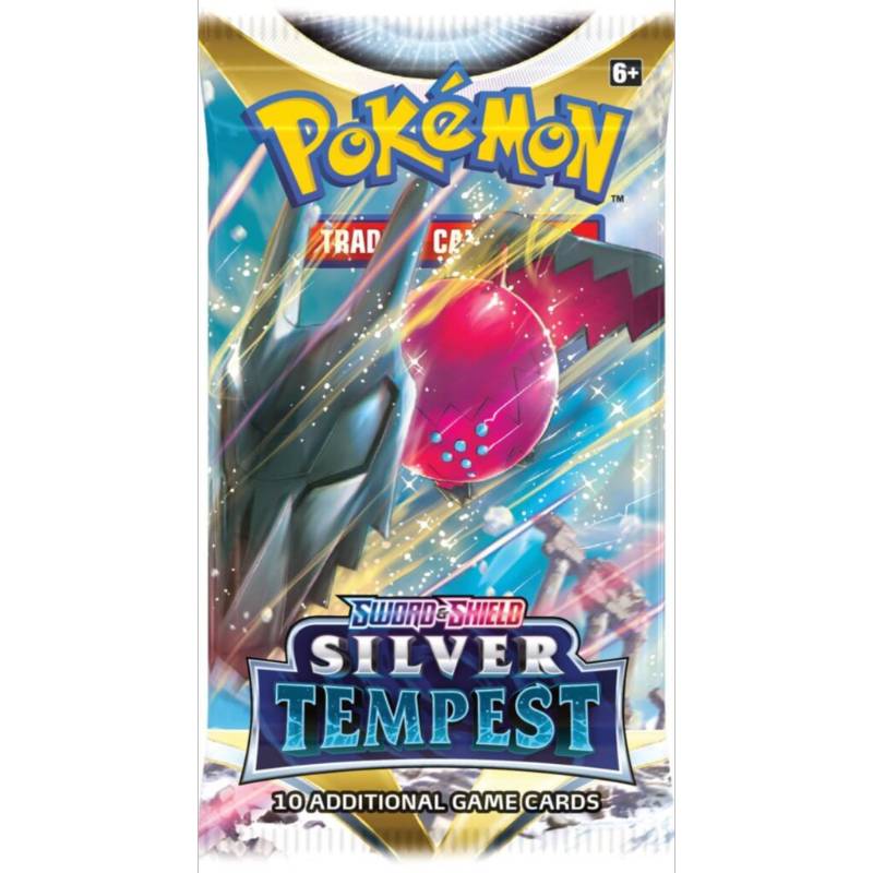 Pokemon TCG - Sword and Shield: Silver Tempest Booster Pack (10 Cards)