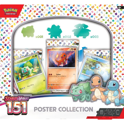Pokemon TCG Scarlet & Violet: 151 Poster Collection (1X - Per Customer)