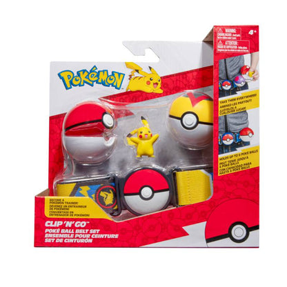 (PRE-ORDER) Pokemon - Pikachu Clip N Go Pokeball Belt