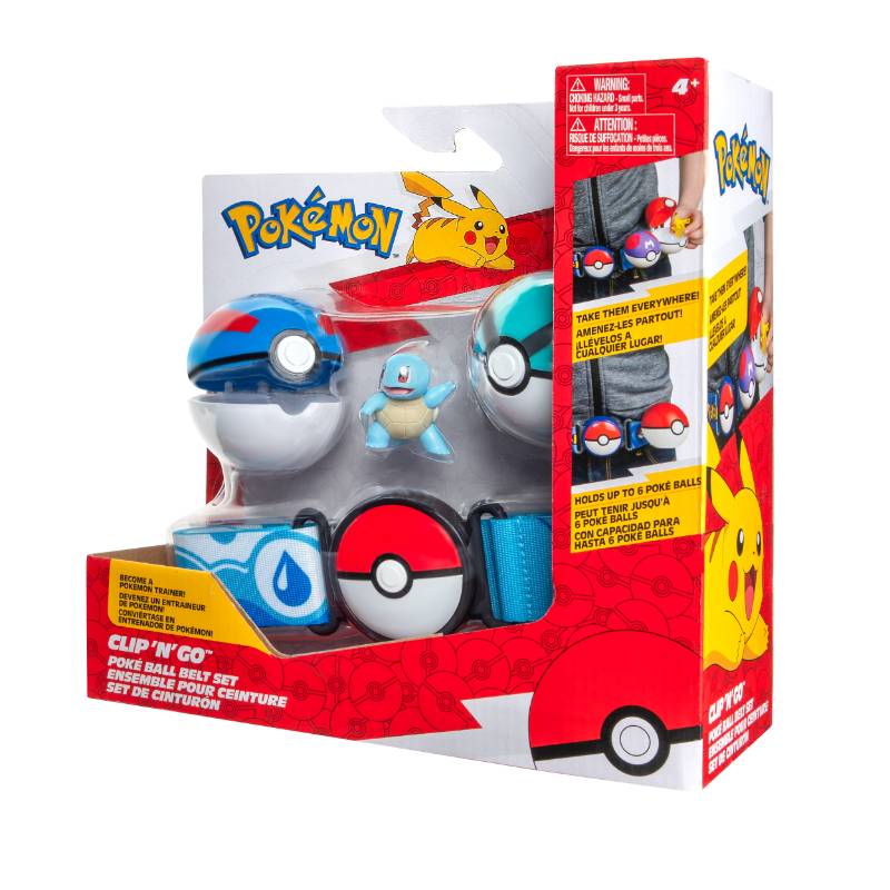 (PRE-ORDER) Pokemon - Squirtle Clip N Go Pokeball Belt