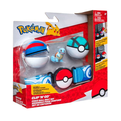 (PRE-ORDER) Pokemon - Squirtle Clip N Go Pokeball Belt