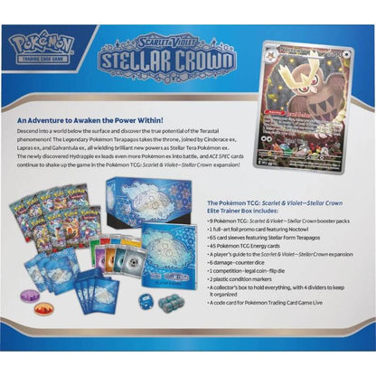 Pokemon: TCG Scarlet & Violet 7 Stellar Crown Elite Trainer Box