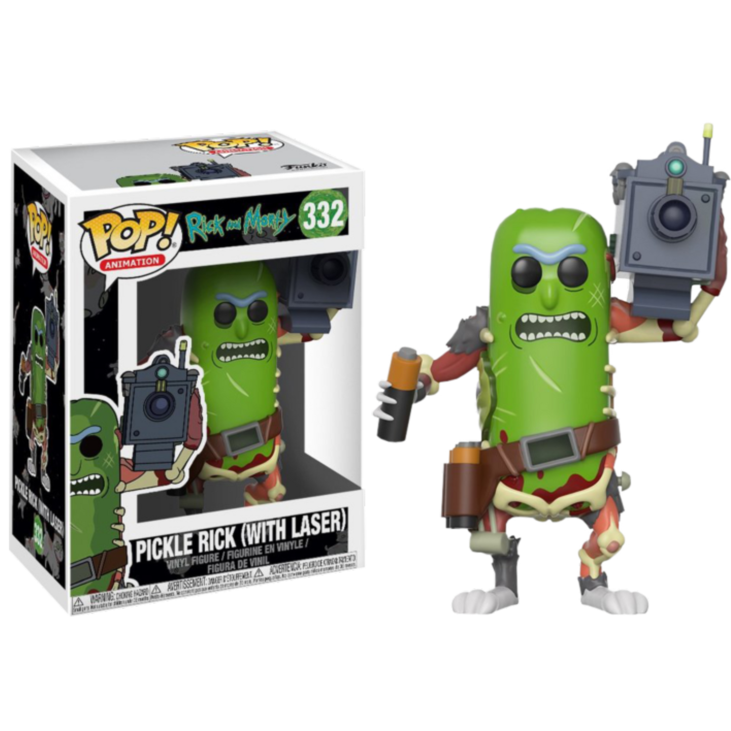 Rick and Morty - Pickle Rick with Laser Pop! Vinyl Vinyl Figure