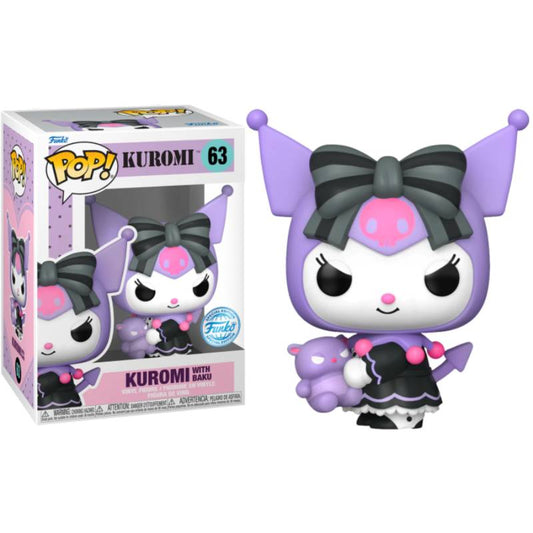 Sanrio - Kuromi w/Baku Pop! Vinyl Figure [RS]