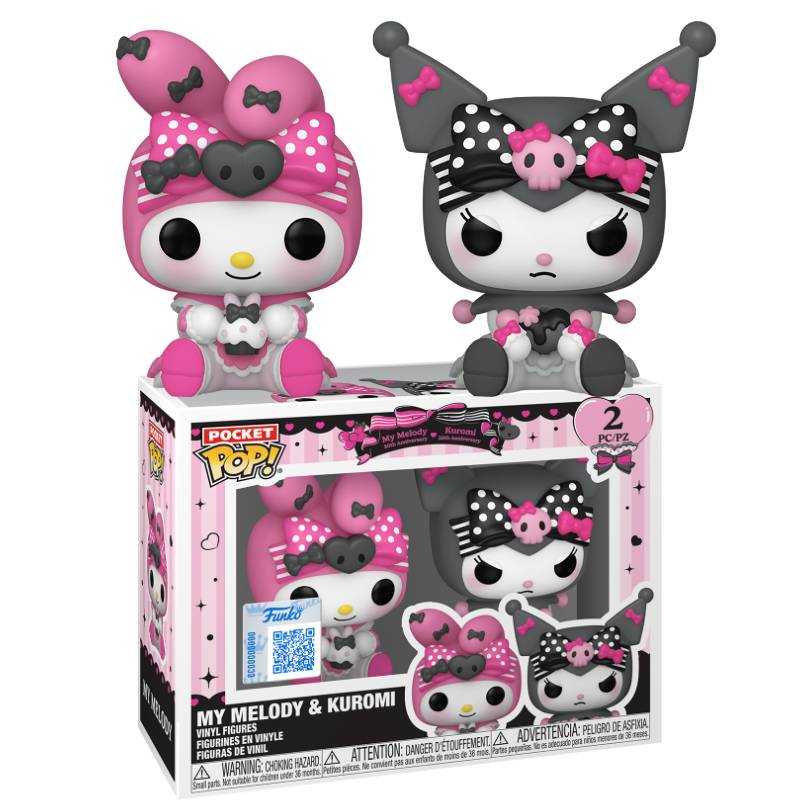 Sanrio - My Melody & Kuromi (Kuromi 20th Anni) Pocket Pop! (2PK)