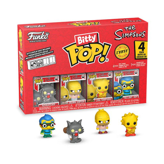 PRE-ORDER - Simpsons - Scratchy Bitty Pop! Vinyl 4PK