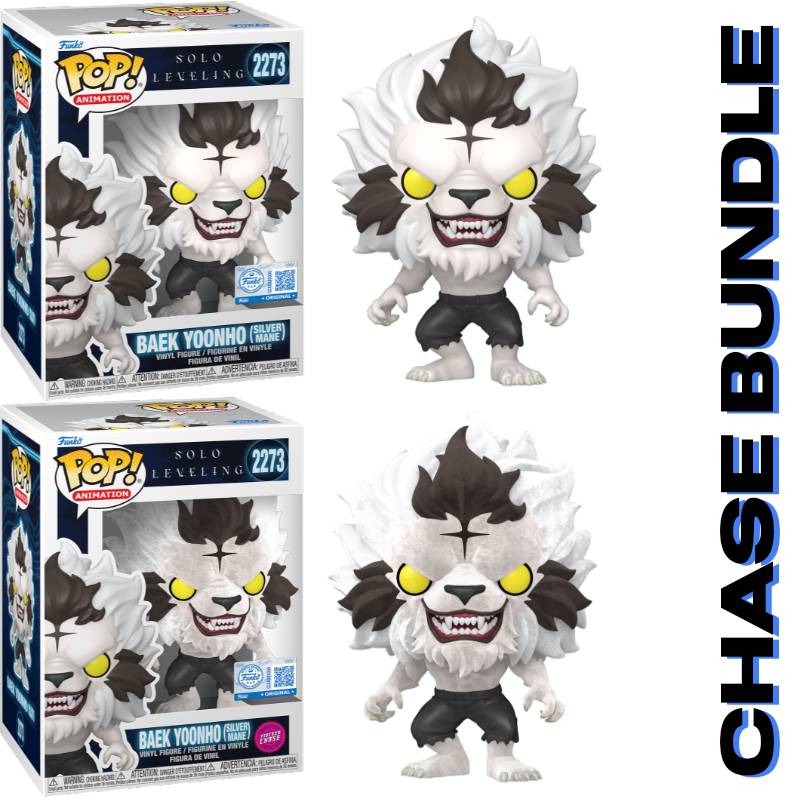 PRE-ORDER - Solo Leveling - Baek Yoonho Silvermane (Chase Bundle) Pop! Vinyl Figure [RS]