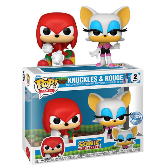 Sonic - Knuckles & Rouge Pop! Vinyl (2-Pack)