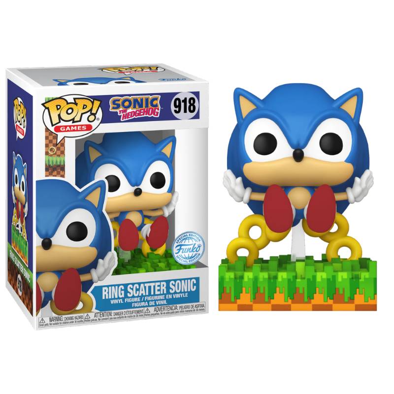 Sonic - Ring Scatter Sonic Pop! Vinyl Figure