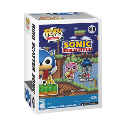 Sonic - Ring Scatter Sonic Pop! Vinyl Figure