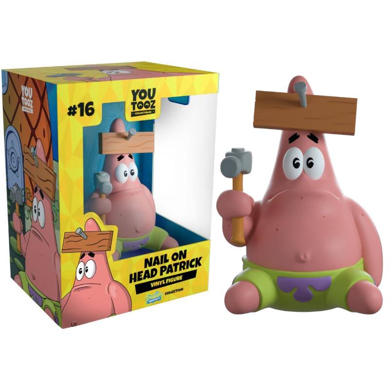 PRE-ORDER - SpongeBob SquarePants – Nail in Head Patrick 4″ Vinyl Figure