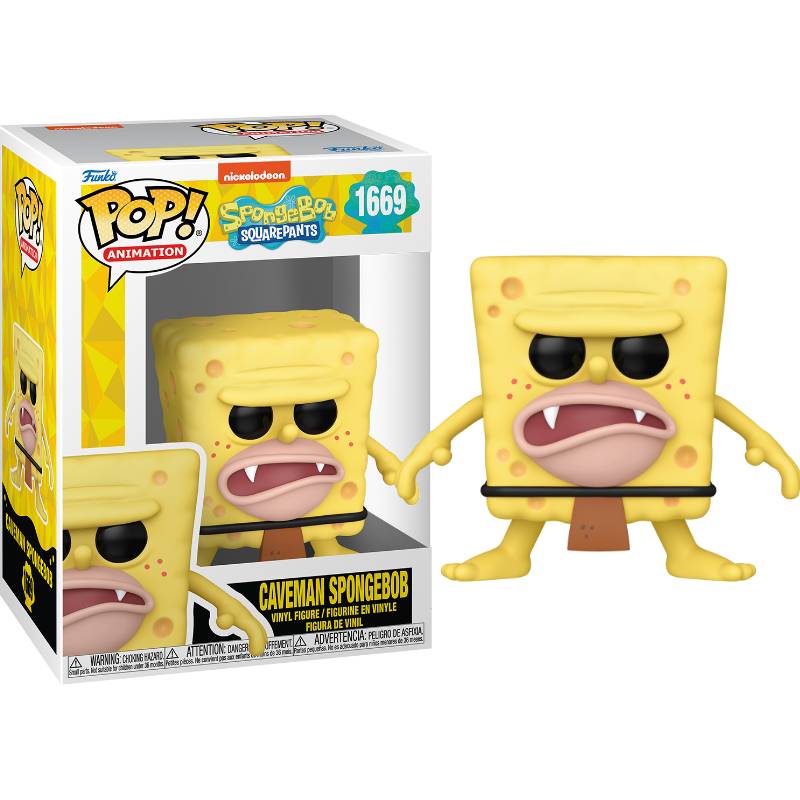 Spongebob: 25th - Spongebob Caveman Pop! Vinyl Figure