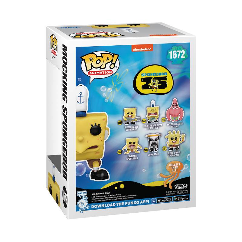 Spongebob: 25th - Spongebob Mocking Pop! Vinyl Figure [RS]