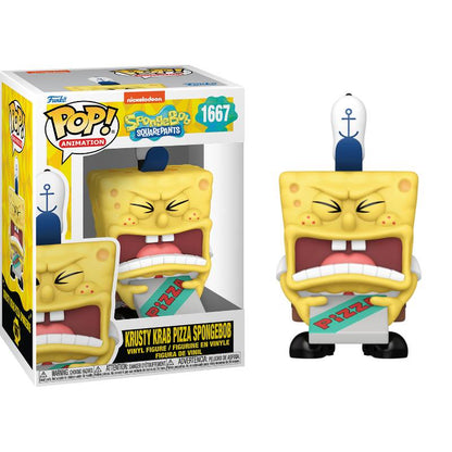 Spongebob: 25th - Spongebob with Pizza Pop! Vinyl Figure