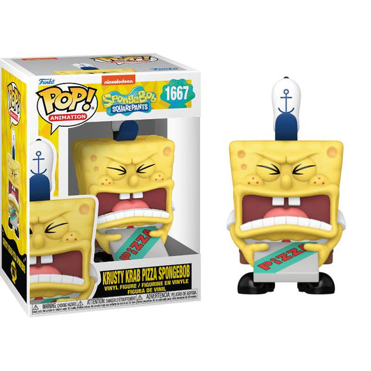 (PRE-ORDER) Spongebob: 25th - Spongebob with Pizza Pop! Vinyl Figure