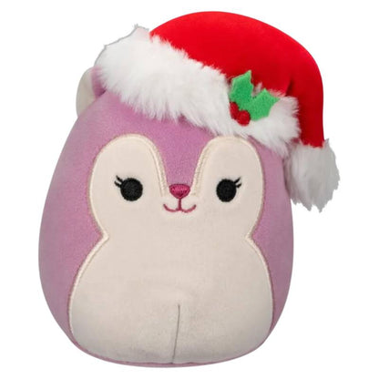 Squishmallows - Allina the Squirrel in Blue Scarf Hat 7.5" Plush Christmas Assortment B