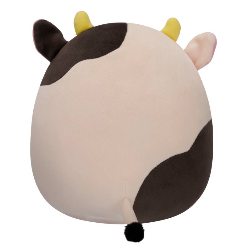 Squishmallows - Connor the Black and White Cow with Flower Embroidment 7.5" Plush Easter Assortment B