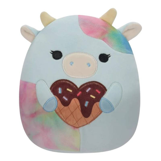 Squishmallows - Cow holding Ice Cream with Sprinkles 7.5" Plush Valentines 2024