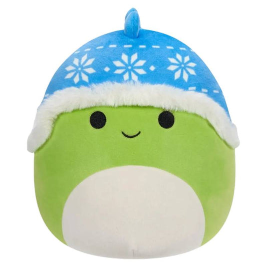 Squishmallows - Danny Green Dinosaur with Beanie 5" Christmas Assortment A
