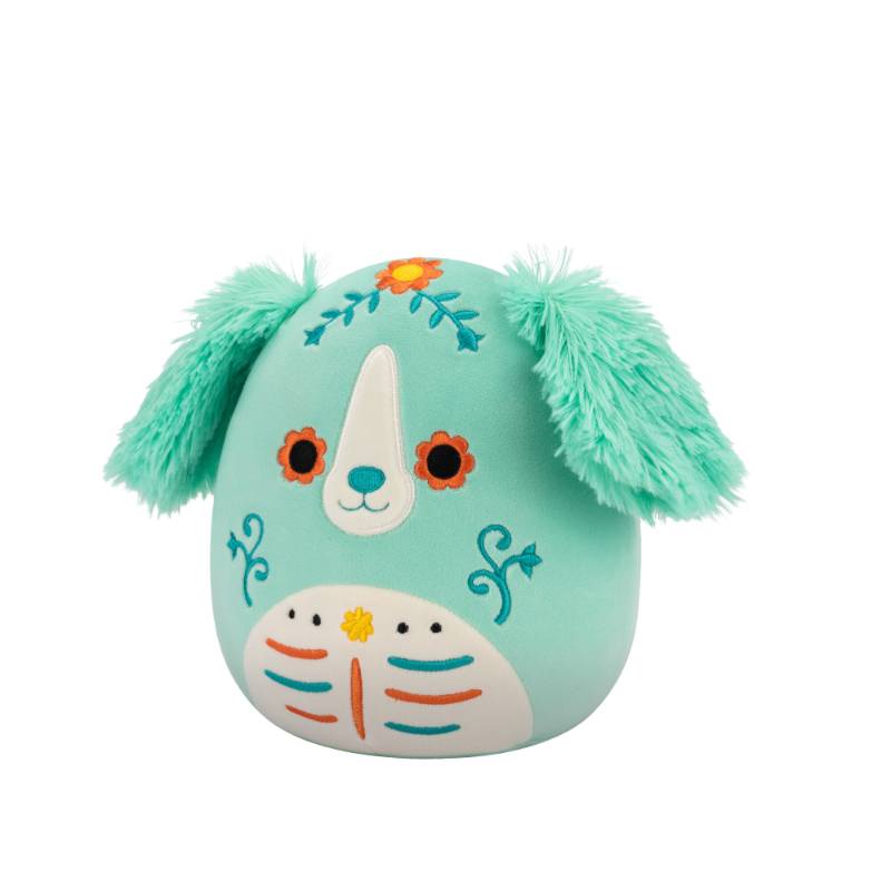 Squishmallows - Day of the Dead: lisbeth the Mint Green Retriever 7.5' Plush